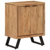 vidaXL Sideboard Natural wood Solid acacia wood with a natural finish, iron