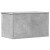 vidaXL Storage Box Concrete Grey Engineered Wood 13.8 in Storage Box