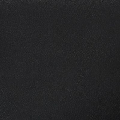 Very close-up of black upholstery texture showing pebbled grain.
