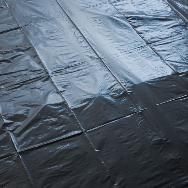 Nature Mulch Sheet Black Low-density polyethylene (LDPE) 4.6x65.6 feet