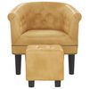 vidaXL Tub Chair Gold