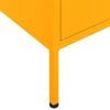 vidaXL Storage Cabinet Mustard Yellow Steel Medium Storage Cabinet