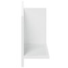 vidaXL Wall Cabinet White Engineered wood Medium Wall Cabinet