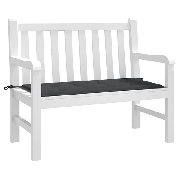 vidaXL Garden Bench Cushion Black Oxford Fabric (100% Polyester)