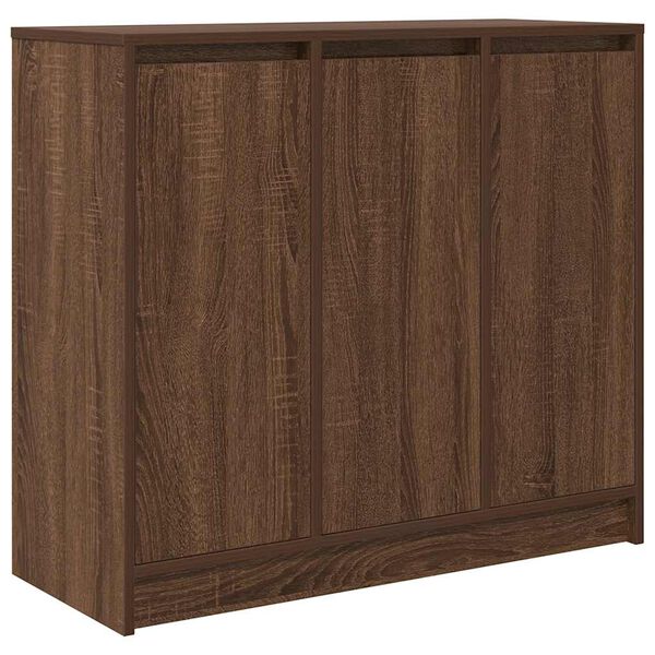 vidaXL Sideboard Brown oak Engineered wood Medium Sideboard