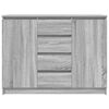 vidaXL Sideboard Grey Sonoma Engineered Wood Medium Sideboard