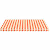 vidaXL Replacement Awning Fabric Yellow and Orange