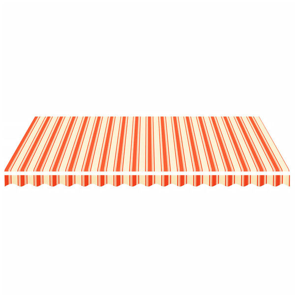 vidaXL Replacement Awning Fabric Yellow and Orange