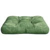 vidaXL Pallet Cushion Leaf Pattern 23.6"x24.2"x3.9" Oxford Fabric