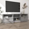 vidaXL TV Cabinet Grey Sonoma Engineered Wood 59.1 x 13.2 x 17.7 in