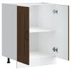vidaXL Sink Base Cabinet Brown Oak Engineered Wood Medium