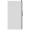 vidaXL Kitchen Wall Cabinet Black Engineered wood Medium