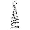 vidaXL Led Christmas Tree Black, Warm White Metal, Plastic Medium