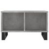 vidaXL Coffee Table Concrete gray Engineered wood, metal Medium