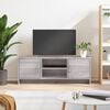 vidaXL TV Cabinet Grey Sonoma Engineered Wood 40.2x11.8x14.8 in