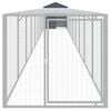 vidaXL Chicken Cage Anthracite Galvanized Steel Large Durable