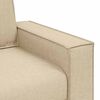 vidaXL Sofa Cream 86.61 x 30.71 x 33.07 in Fabric
