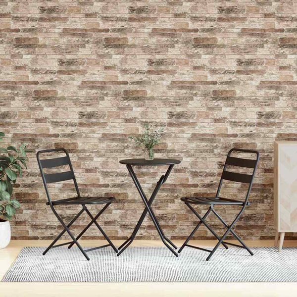 vidaXL 3D Wall Panels with Multicolor Brick Design 10 pcs EPS