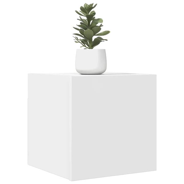 vidaXL TV Cabinet Set of 4 White Engineered wood Medium TV Cabinet