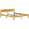 vidaXL Bed Frame Natural Wood Solid Mango Wood Super King Durable