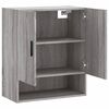 vidaXL Wall Cabinet Gray Sonoma Engineered Wood Wall Cabinet Rectangular