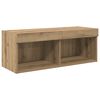 vidaXL TV Wall Units Wall-mounted 6 pcs Artisan Oak Engineered Wood