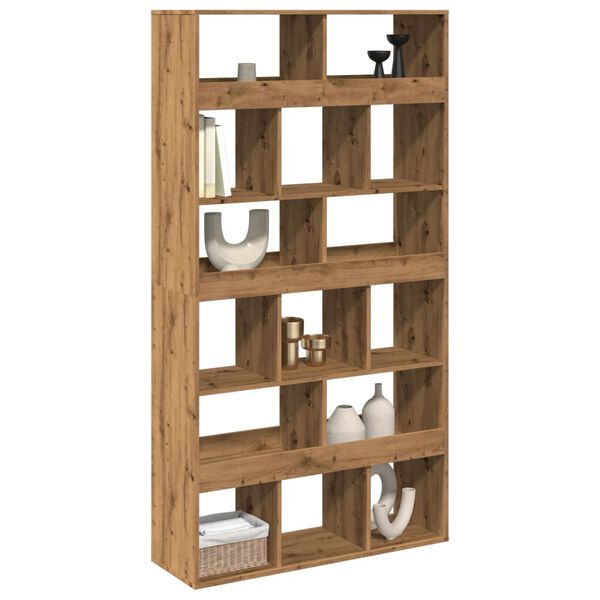 vidaXL Room Divider Artisian Oak 39.4x13.0x73.8" Engineered Wood
