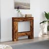vidaXL Fireplace Surround Old Wood 31.9x7.1x32.3" Engineered Wood