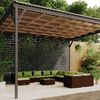 vidaXL Garden Lounge Set Brown