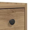 vidaXL Narrow Bathroom Cupboard Artisan oak Engineered wood Narrow