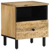 vidaXL Bedside Cabinet Set of 2 Natural wood