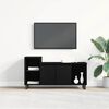 vidaXL TV Cabinet Set Wall-mounted Black Oak 39.37 x 13.78 x 21.65 in