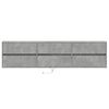 vidaXL TV Wall Cabinet Concrete Gray Engineered Wood Large