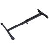 vidaXL Keyboard Stand and Stool Set Black