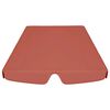 vidaXL Replacement Canopy for Garden Swing Terracotta 59.1"/51.2"x41.3"/27.6"