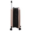 vidaXL Suitcase Folding Rose Gold 34 x 23 x 55.5 cm ABS Plastic