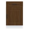 vidaXL Kitchen Base Cabinet Brown Oak Engineered Wood Medium