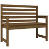 vidaXL Garden Bench Honey brown Solid pine wood Standard Durable