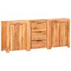 vidaXL Sideboard Natural Acacia Solid acacia wood Large Sideboard