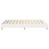 vidaXL Bed Frame 2 pcs White 59.84 x 79.92 in Engineered Wood