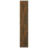 vidaXL Book Cabinet Smoked Oak Engineered Wood Tall and narrow
