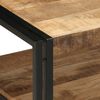vidaXL Coffee Table Natural wood Solid rough mango wood, iron