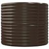 vidaXL Garden Raised Bed Brown Powder-coated steel 59.8x31.5x26.8 in