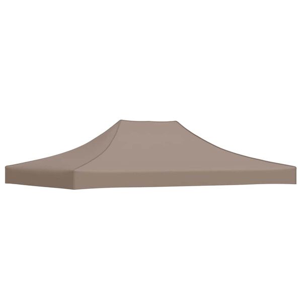 vidaXL Party Tent Roof 13.1x9.8' Taupe 2.95 oz/ft²