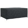 vidaXL Furniture Cover Plain Black 110.24 x 80.32 x 41.73 in 420D