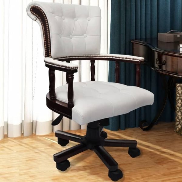 vidaXL Office Chair White