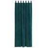 vidaXL Blackout Curtains 2 pcs Dark Green 55.12 x 102.36 in Velvet