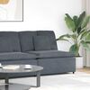 vidaXL Modular Sofa Dark Gray Velvet, Metal, Foam Standard Module Sofa