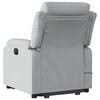 vidaXL Stand Up Massage Recliner Chair Light grey