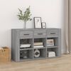 vidaXL Sideboard Grey sonoma Engineered wood Medium Sideboard